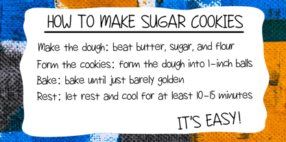 Guerilla Handwriting Font Poster 3