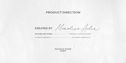 Rachelle Stone Font Poster 2