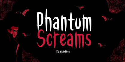 Phantom Screams Font Poster 1