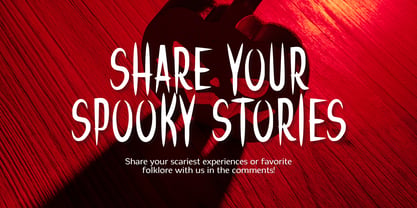 Phantom Screams Font Poster 8