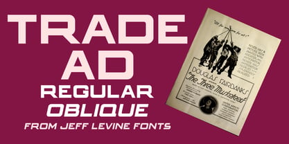 Trade Ad JNL Font Poster 1