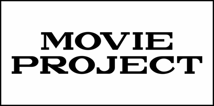 Movie Project JNL Font Poster 2