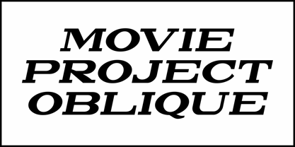 Movie Project JNL Font Poster 4