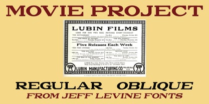 Movie Project JNL Font Poster 1