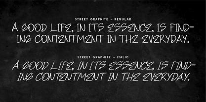 CF Street Graphite Font Poster 6