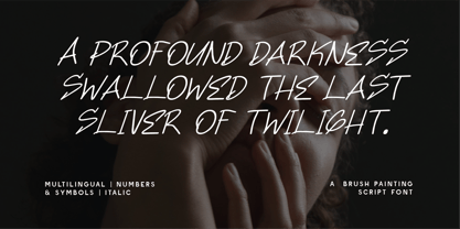 CF Street Graphite Font Poster 4