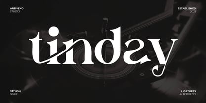 Tinday Font Poster 1