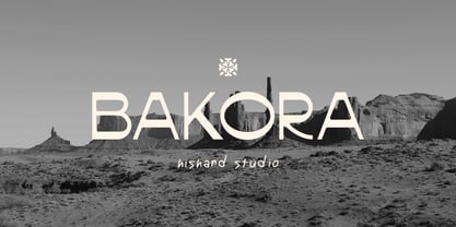 Bakora Font Poster 1