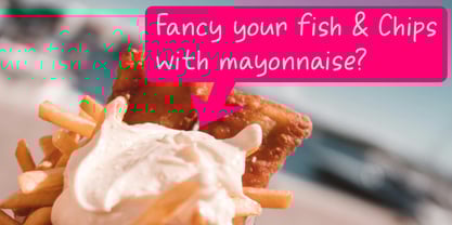 Cheap As Chips Font Poster 2