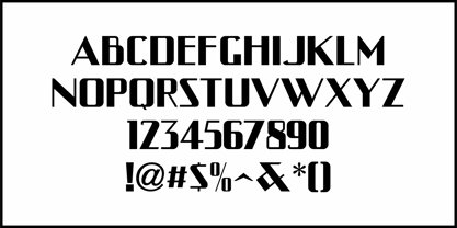 Precast Sign JNL Font Poster 3