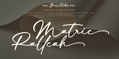 Matric Ralleah Font Poster 1