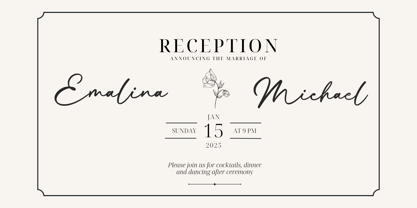 Matric Ralleah Font Poster 9