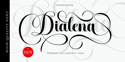 Dialena Font Poster 1