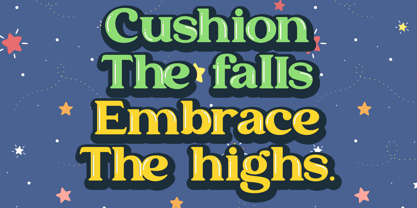 Floofy Bubble Font Poster 2