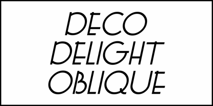 Deco Delight JNL Font Poster 4