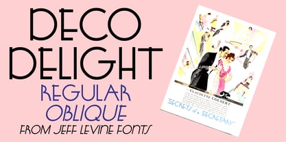 Deco Delight JNL Font Poster 1