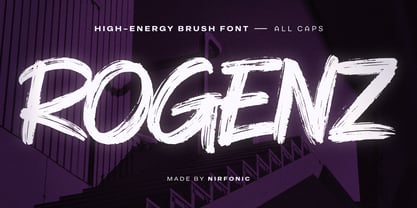 ROGENZ Font Poster 1