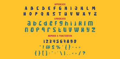 Paper Slash Font Poster 5