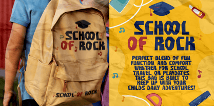 Paper Slash Font Poster 3