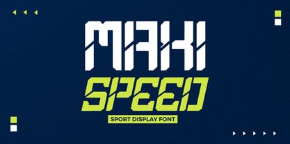 Maxispeed Font Poster 1