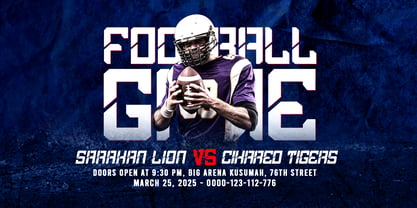 Maxispeed Font Poster 4