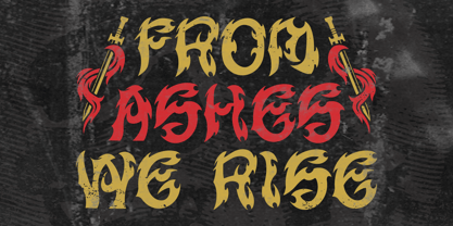 Metal Forge Font Poster 2