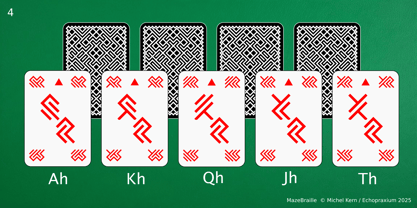 Maze Braille Font Poster 4