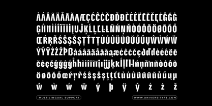 UT Milliffigh Font Poster 8