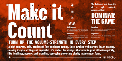 UT Milliffigh Font Poster 2