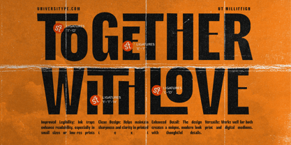 UT Milliffigh Font Poster 4