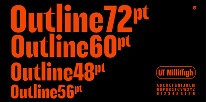 UT Milliffigh Font Poster 6