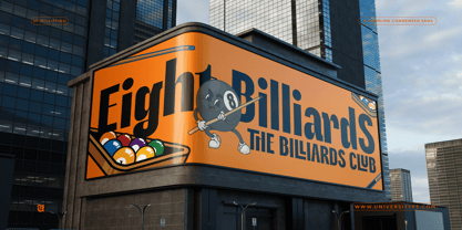 UT Milliffigh Font Poster 10