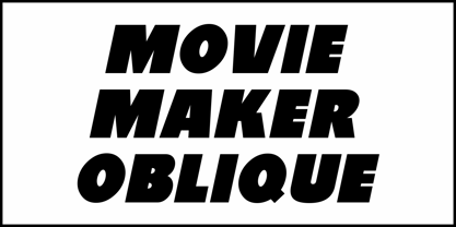 Movie Maker JNL Font Poster 4