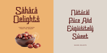 Zukroof Font Poster 2