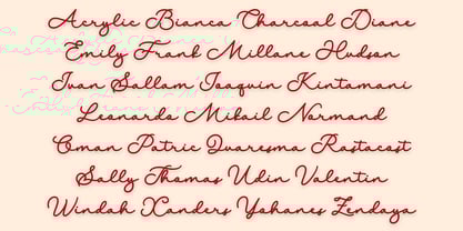 Malliga Signature Font Poster 3