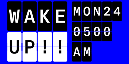 Grotek Mono Flip VF Font Poster 10