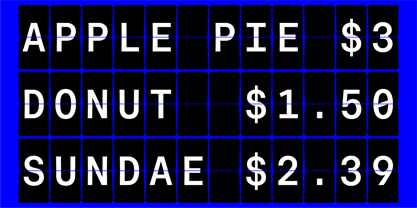 Grotek Mono Flip VF Font Poster 13