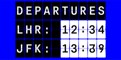 Grotek Mono Flip VF Font Poster 3