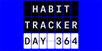 Grotek Mono Flip VF Font Poster 11