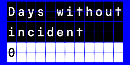 Grotek Mono Flip VF Font Poster 12