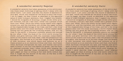 Jill Type Italic Font Poster 5