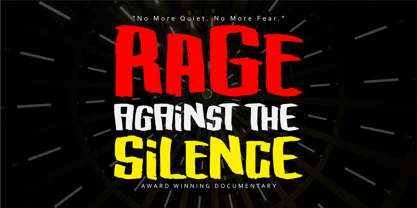 Bear Cave Font Poster 3