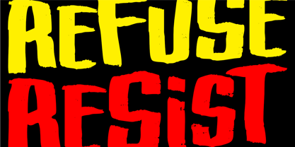 Bear Cave Font Poster 4