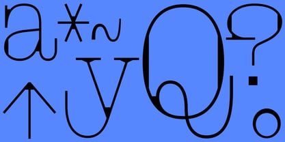 Antonym Font Poster 8
