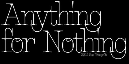 Antonym Font Poster 7