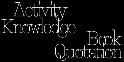 Antonym Font Poster 3