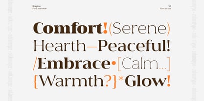 Bragton Font Poster 10