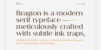 Bragton Font Poster 2