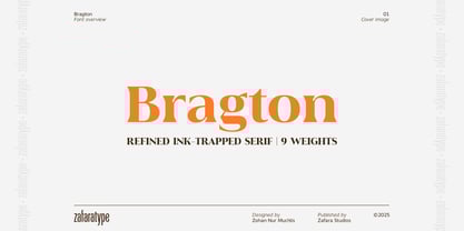 Bragton Font Poster 1