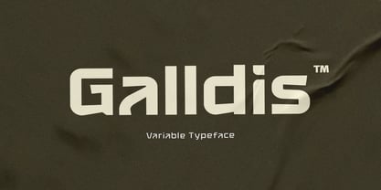 Galldis Font Poster 1